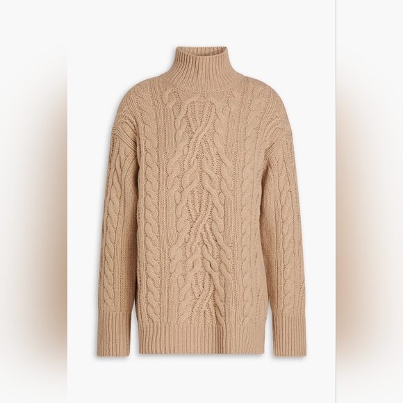 Vince Cashmere Blend Camel Turtleneck - xl - Picture 1 of 10